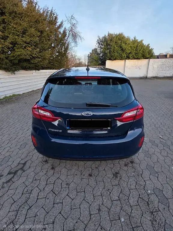 Brugt Ford Fiesta Titanium 101 HK (74 kW) 2018 Blå Hatchback