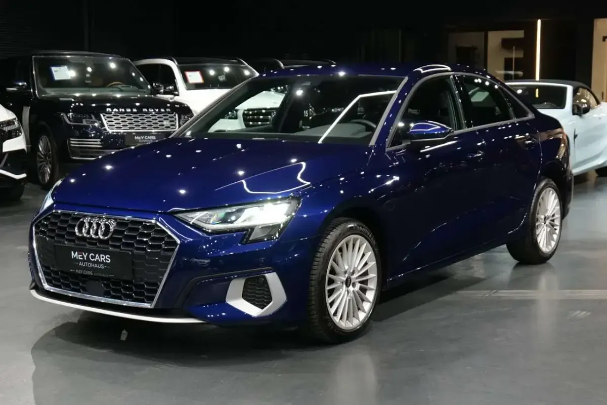Second-hand Audi A3 Advanced Plus 150 CP (110 kW) 2022 Albastru Berlinǎ