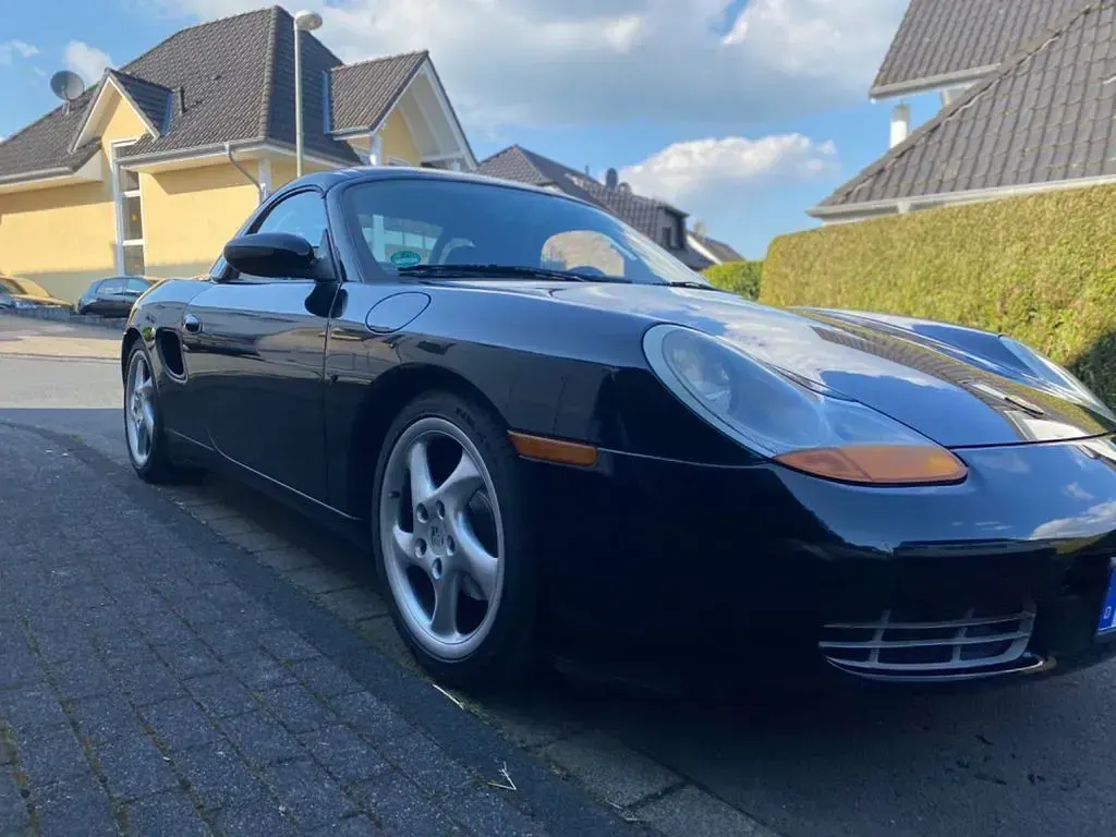 Gebraucht Porsche Boxster 204 PS (150 kW) 1998 Schwarz Cabrio