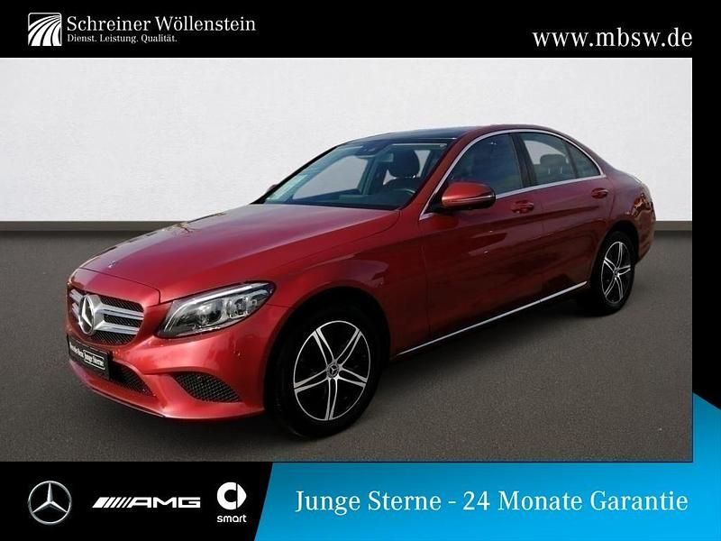 Manufaktur lack manufaktur hyazinthrot Gebraucht 2020 Mercedes C300 Avantgarde Limousine | 31.270 € (Guter Preis) - Bild 1/4