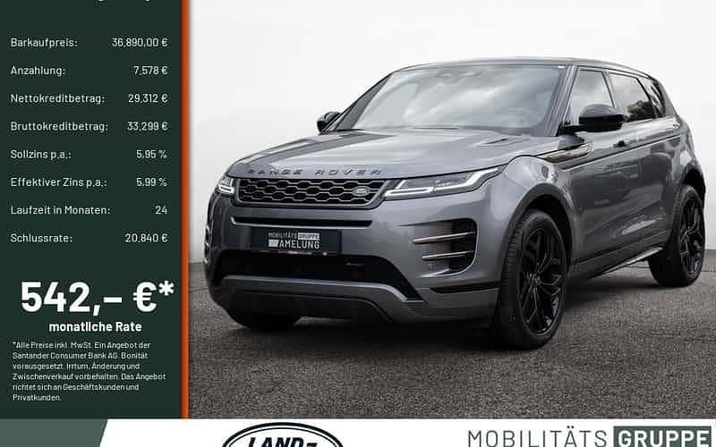 Eiger grey Gebraucht 2023 Land Rover Range Rover evoque SE Dynamic SUV | 36.890 € (Superpreis) - Bild 1/4
