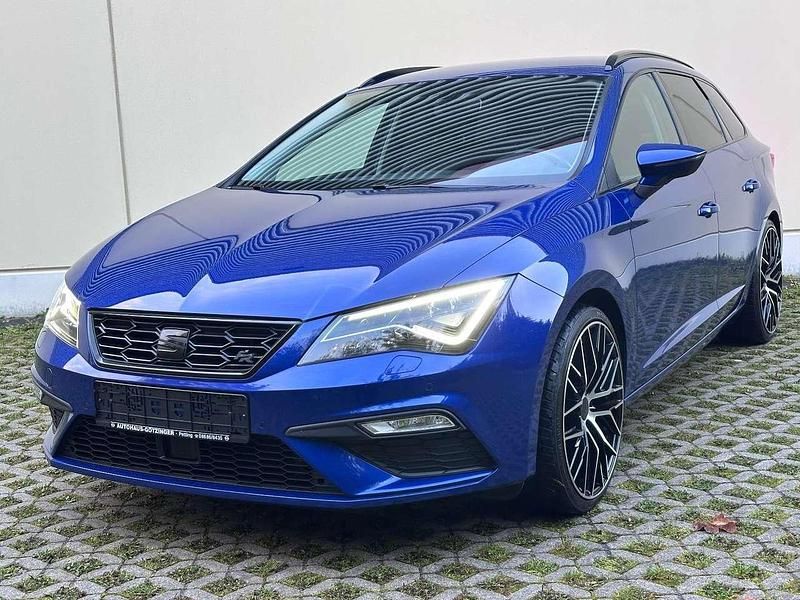 Blau Gebraucht 2018 Seat Leon ST FR Kombi | 17.990 € (Etwas zu teuer) - Bild 1/3