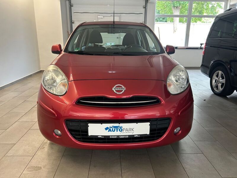 Gebraucht Nissan Micra Acenta 80 PS (58 kW) 2011 Rot Kleinwagen