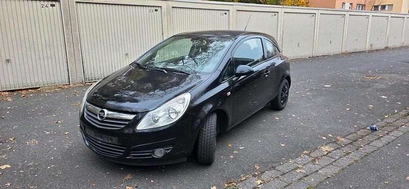 Schwarz Gebraucht 2008 Opel Corsa Kleinwagen | 1.399 € - Bild 1/4
