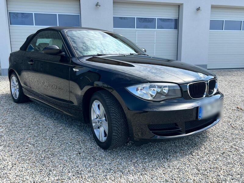 Schwarz Gebraucht 2009 BMW 118 Cabriolet Cabrio | 7.700 € (Fairer Preis) - Bild 1/4