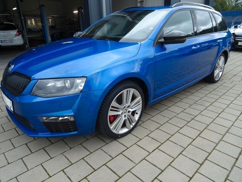 Blau Gebraucht 2015 Skoda Octavia RS Kombi | 15.990 € (Fairer Preis) - Bild 1/4