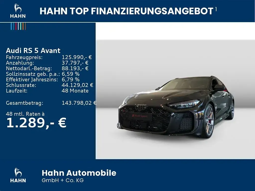 Gebraucht Audi RS5 Ambiente 639 PS (469 kW) 2026 Mythosschwarz metallic Kombi