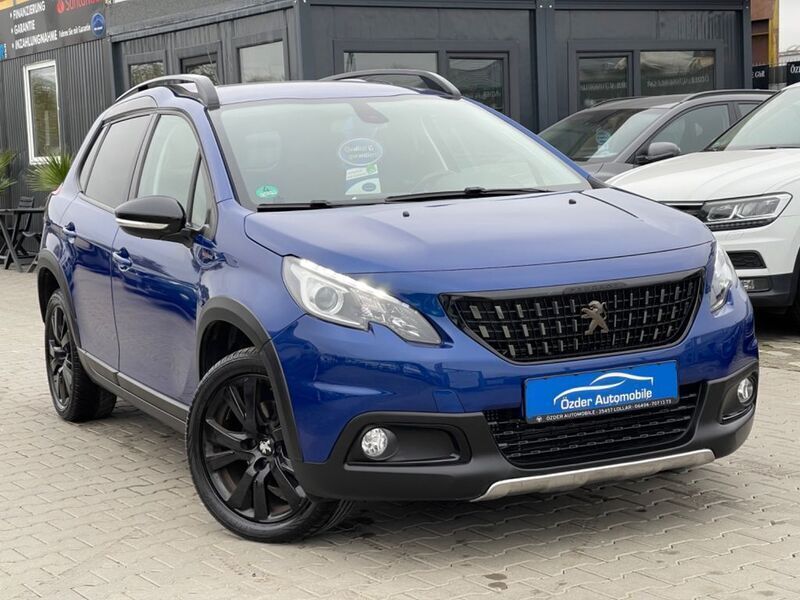 Lack blau quasar/metalliclack Gebraucht 2019 Peugeot 2008 Allure GT-Line SUV | 13.600 € (Fairer Preis) - Bild 1/4
