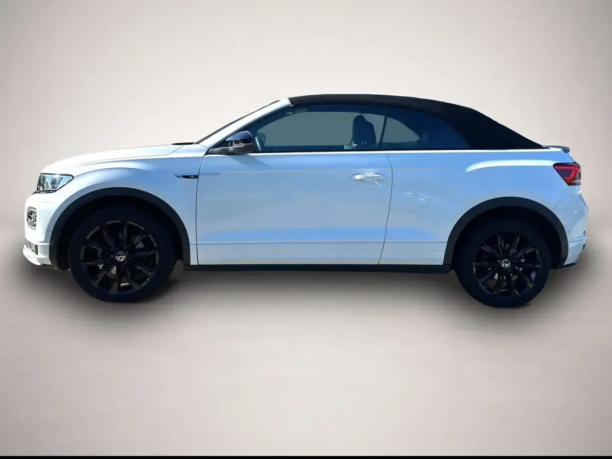 Gebraucht VW T-Roc Cabriolet R-line 150 PS (110 kW) 2022 Weiß Cabrio
