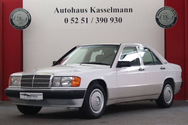 Weiß Gebraucht 1990 Mercedes 190 Limousine | 16.700 € - Bild 1/4