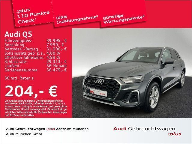 Daytonagrau perleffekt Gebraucht 2022 Audi Q5 S-Line SUV | 39.766 € (Guter Preis) - Bild 1/2