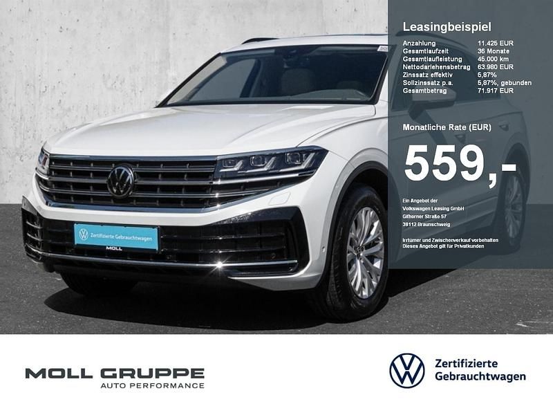 Pure white Gebraucht 2024 VW Touareg Elegance SUV | 62.480 € (Guter Preis) - Bild 1/4