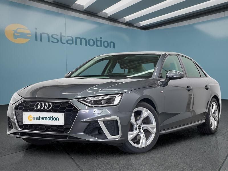 Grau Gebraucht 2021 Audi A4 S-Line Limousine | 27.449 € (Fairer Preis) - Bild 1/4