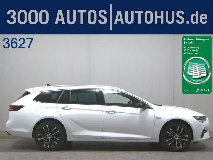 Weiss Gebraucht 2022 Opel Insignia Elegance Kombi | 16.480 € (Guter Preis) - Bild 1/4