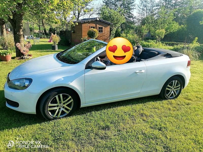 Gebraucht VW Golf 105 PS (77 kW) 2011 Weiß Cabrio