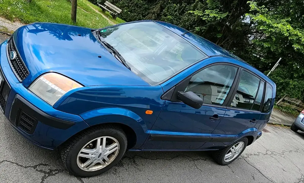 Gebraucht Ford Fusion 80 PS (58 kW) 2007 Blau Kleinwagen
