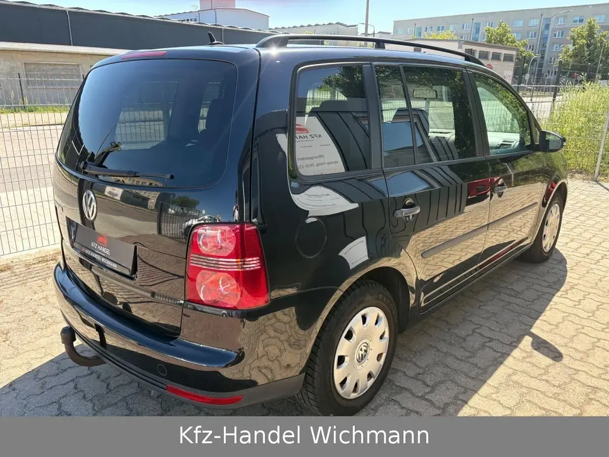 Gebraucht VW Touran Conceptline 102 PS (75 kW) 2004 Schwarz Van / Kleinbus