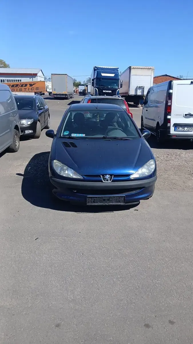Gebraucht Peugeot 206 2001 Blau Kleinwagen