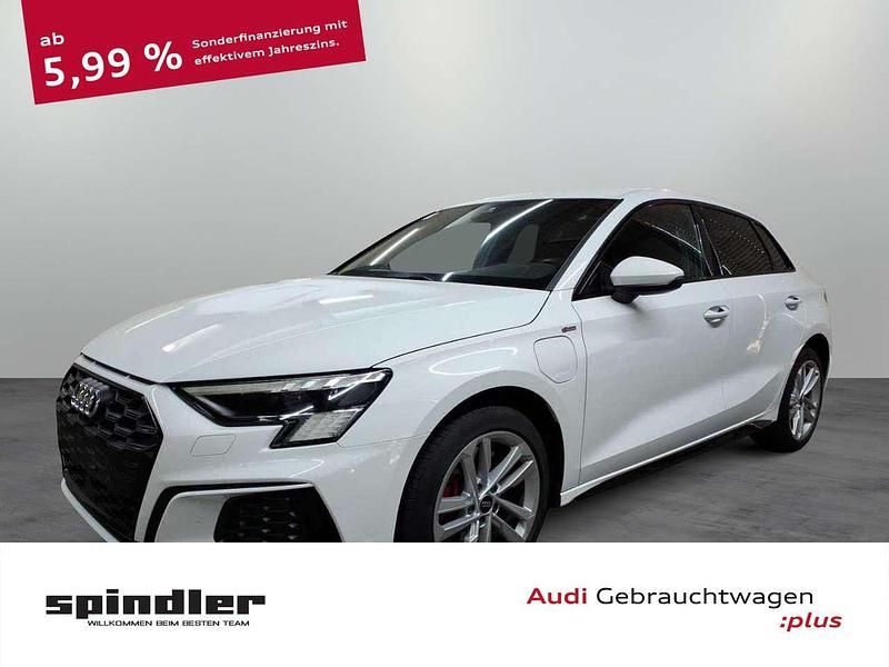 Ibisweiß Gebraucht 2022 Audi A3 e-tron S-Line Kleinwagen | 29.280 € (Etwas zu teuer) - Bild 1/4
