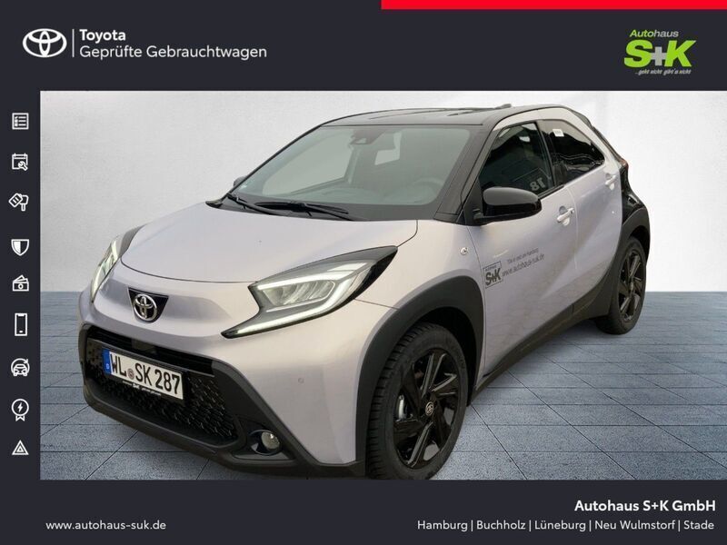 Light purple silver / night sky black (schwarz) Neu 2025 Toyota Aygo Edition Kleinwagen | 24.790 € - Bild 1/4