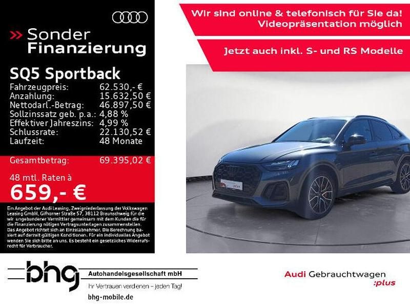 Daytonagrau perleffekt Gebraucht 2023 Audi SQ5 Ambiente SUV | 62.530 € (Teuer) - Bild 1/4