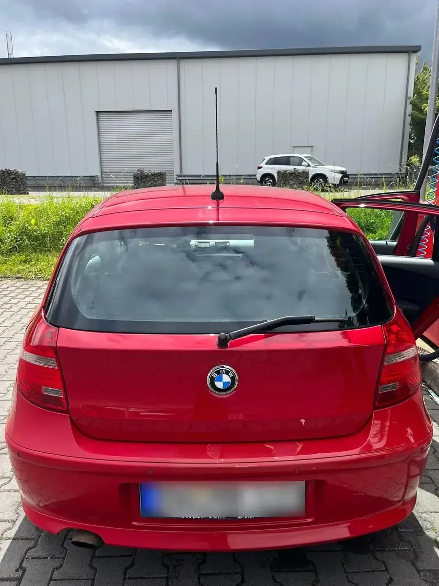 Gebraucht BMW 116 116 PS (85 kW) 2008 Rot Kleinwagen