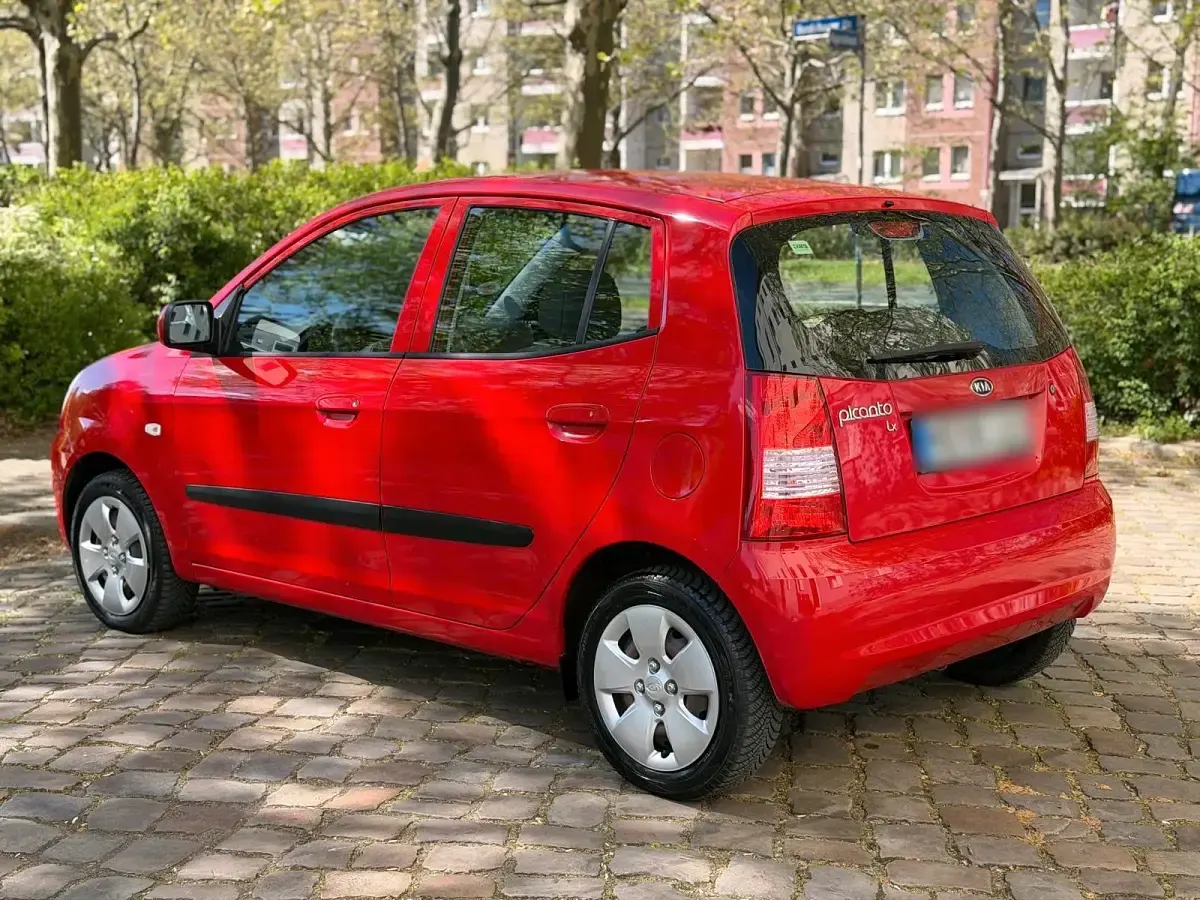 Gebraucht Kia Picanto 65 PS (47 kW) 2008 Rot Kleinwagen