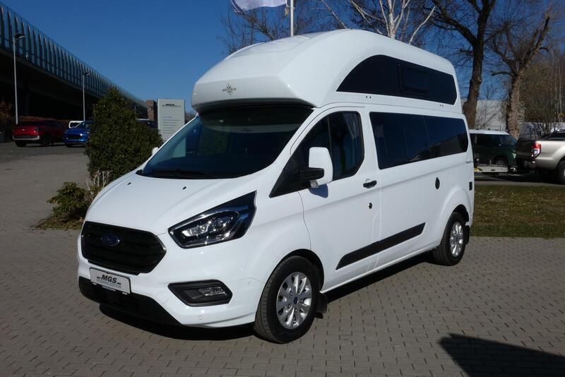 Frost weiß Gebraucht 2021 Ford Transit Custom Nugget Limousine | 63.950 € - Bild 1/4
