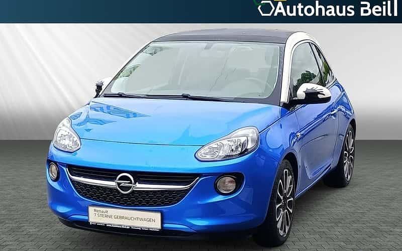 Blau Gebraucht 2017 Opel Adam Open Air Kleinwagen | 11.490 € (Etwas zu teuer) - Bild 1/4