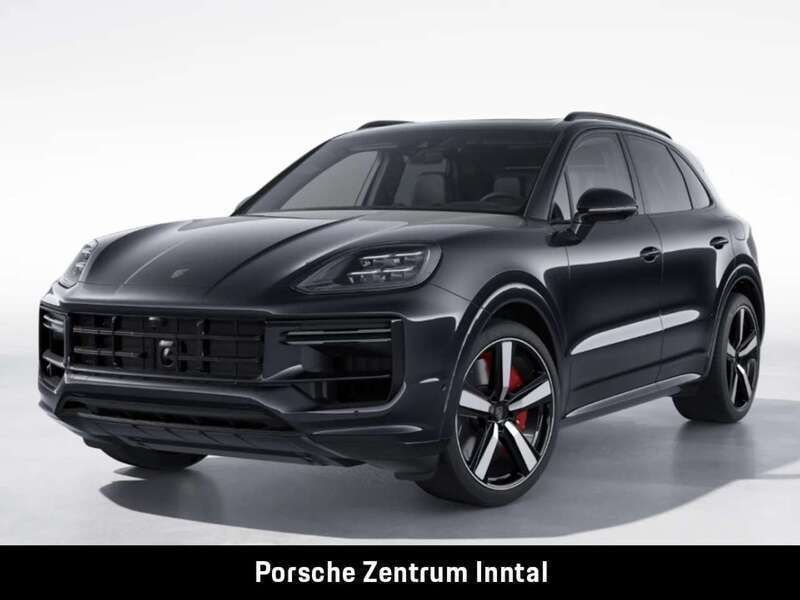 Chromitschwarzmetallic Neu 2025 Porsche Cayenne Turbo E-Hybrid SUV | 228.477 € (Teuer) - Bild 1/4