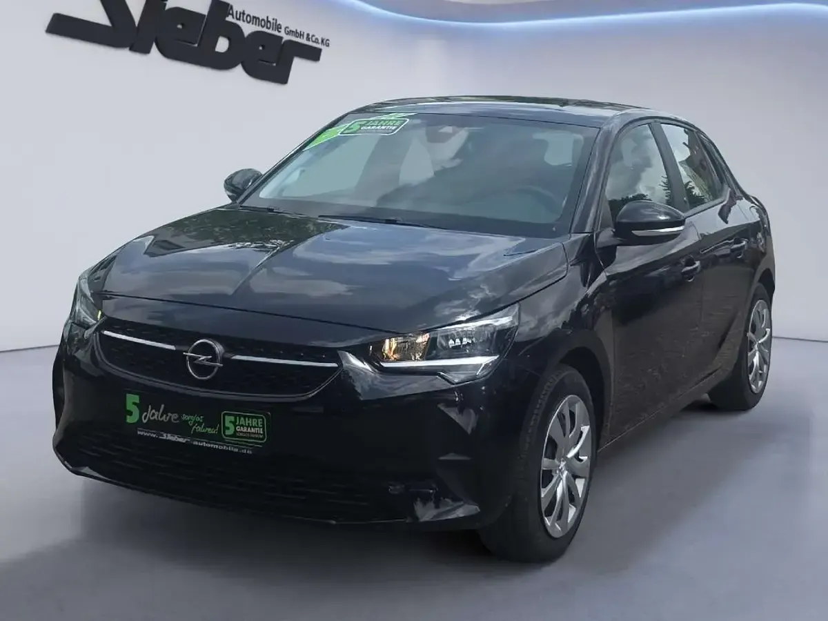 Gebraucht Opel Corsa-e Edition 100 kW (136 PS) 2022 Diamant schwarz Kleinwagen