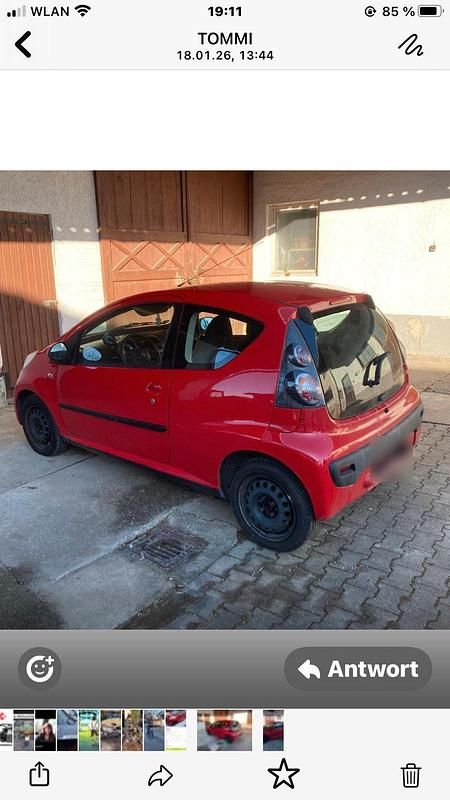 Gebraucht Citroën C1 60 PS (44 kW) 2008 Rot Kleinwagen