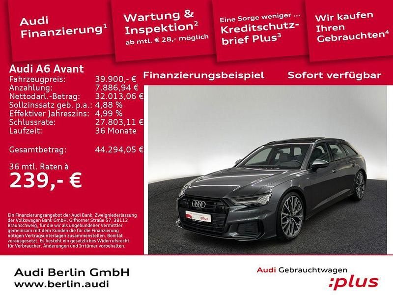 Daytonagrau perleffekt Gebraucht 2022 Audi A6 Sport Kombi | 39.900 € (Teuer) - Bild 1/3
