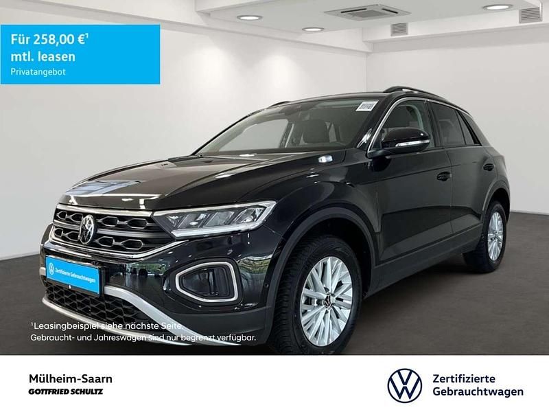Schwarz Gebraucht 2024 VW T-Roc Life SUV | 22.450 € (Fairer Preis) - Bild 1/3