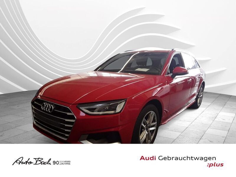 Rot (tangorot metallic) Gebraucht 2020 Audi A4 Advanced Plus Kombi | 21.870 € (Superpreis) - Bild 1/3