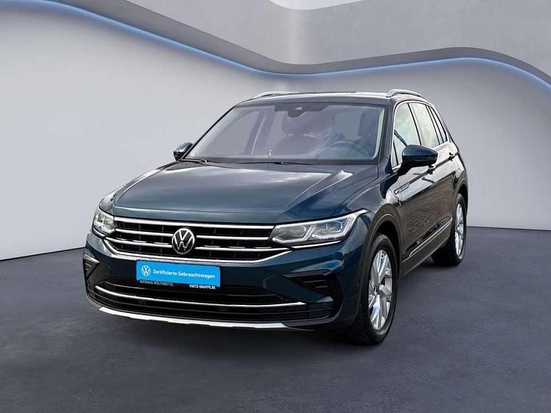 Blau Gebraucht 2022 VW Tiguan Elegance SUV | 28.840 € (Guter Preis) - Bild 1/4
