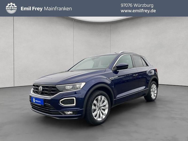 Blau Gebraucht 2020 VW T-Roc Sport SUV | 19.900 € (Guter Preis) - Bild 1/4