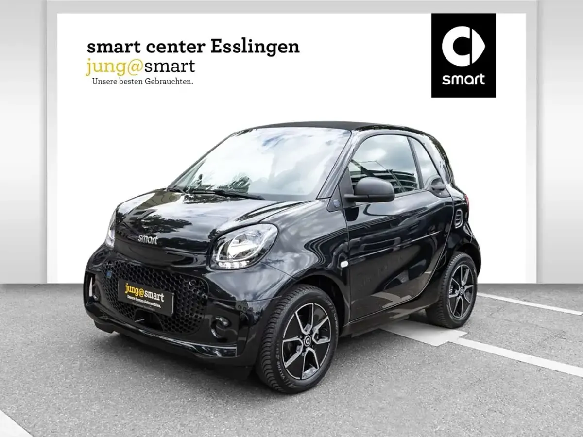 Gebraucht Smart ForTwo Coupé Passion 60 kW (82 PS) 2022 Schwarz Kleinwagen