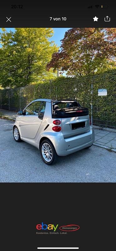 Silber Gebraucht 2011 Smart ForTwo Cabrio Cabrio | 5.500 € (Fairer Preis) - Bild 1/4