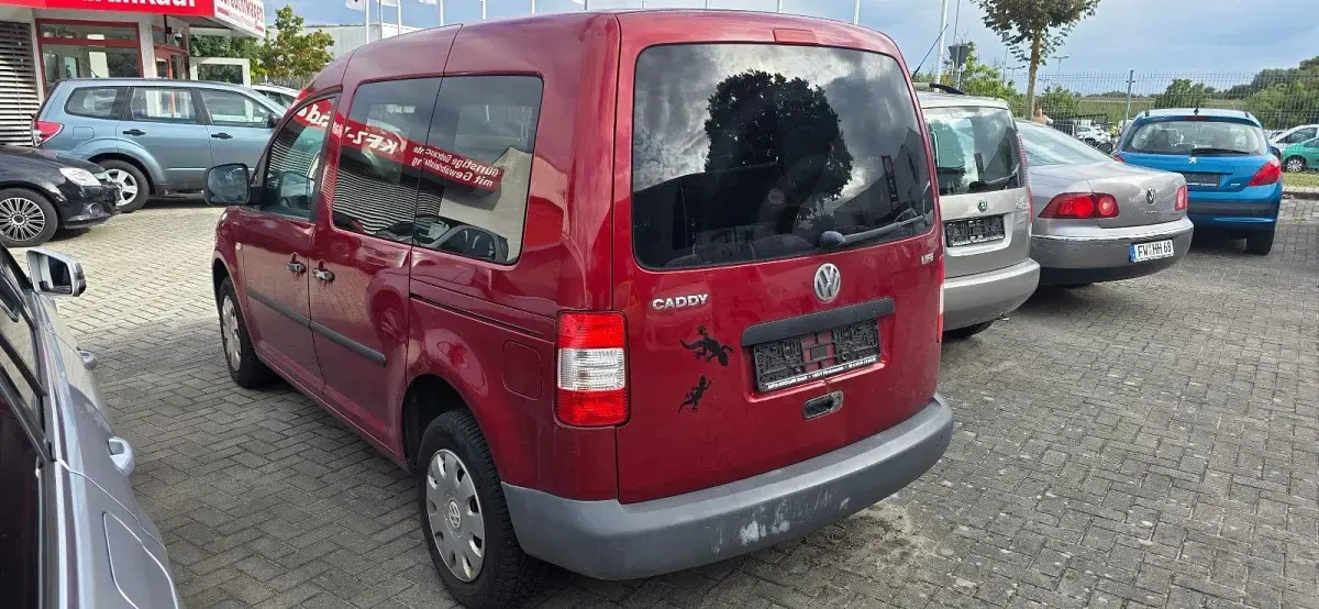 Gebraucht VW Caddy 75 PS (55 kW) 2006 Rot Van / Kleinbus