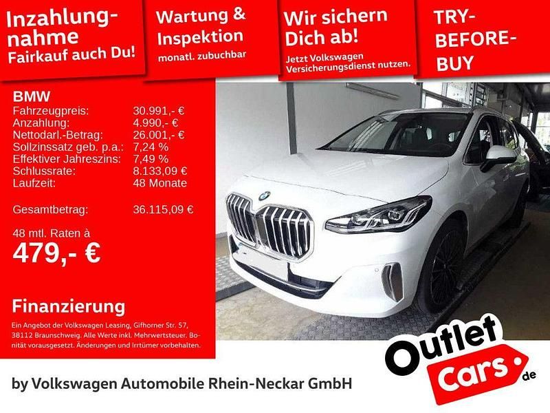 Weiß Gebraucht 2022 BMW 223 Active Tourer Luxury Line Van / Kleinbus | 30.991 € (Fairer Preis) - Bild 1/3
