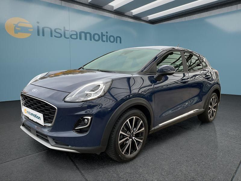 Blau Gebraucht 2021 Ford Puma Gen-E SUV | 17.049 € (Guter Preis) - Bild 1/4