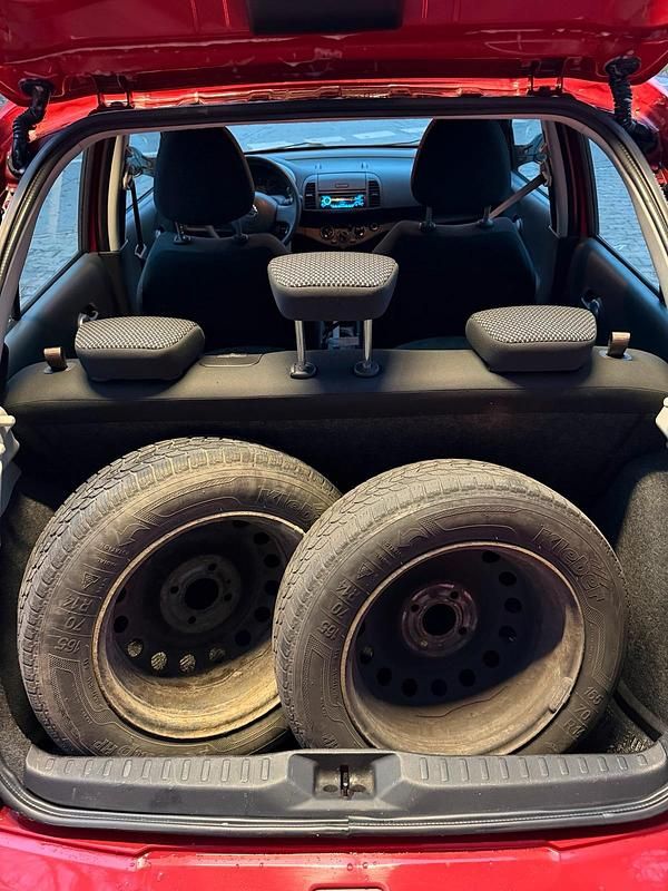 Gebraucht Nissan Micra 65 PS (47 kW) 2009 Rot Kleinwagen