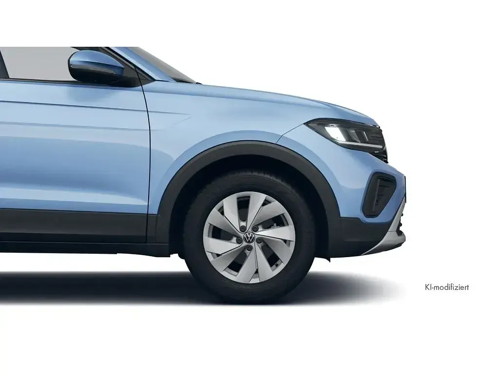 Gebraucht VW T-Cross Life 95 PS (69 kW) 2025 Clear blue metallic (metallic) SUV