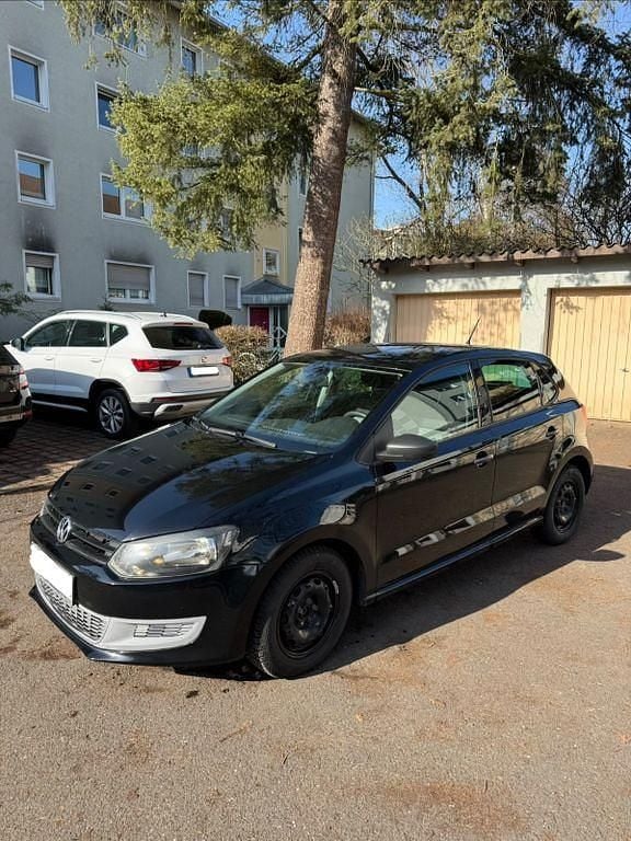 Gebraucht VW Polo Trendline 69 PS (50 kW) 2010 Schwarz Kleinwagen