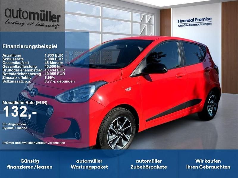 Rot Gebraucht 2019 Hyundai i10 Passion Kleinwagen | 12.888 € (Fairer Preis) - Bild 1/4