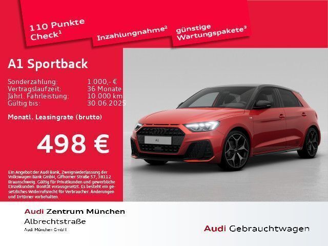 Progressivrot metallic Gebraucht 2025 Audi A1 Sportback S-Line Kleinwagen | 35.840 € (Teuer) - Bild 1/2