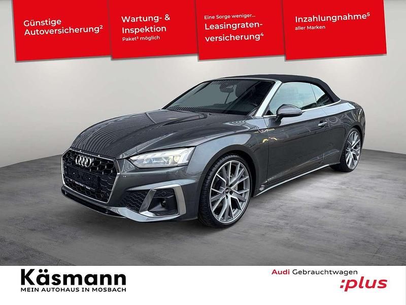 Daytonagrau perleffekt Gebraucht 2021 Audi A5 Cabriolet Ambiente Cabrio | 38.930 € (Teuer) - Bild 1/3