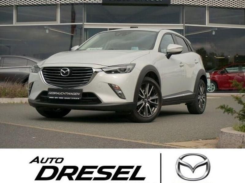 Mondsteinweiss metallic Gebraucht 2016 Mazda CX-3 Inclusive SUV | 16.450 € (Etwas zu teuer) - Bild 1/4