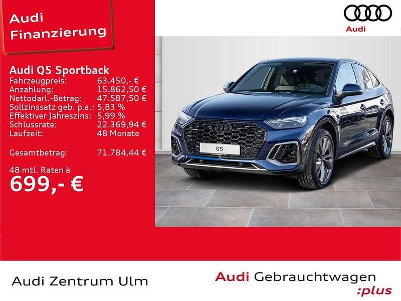 Navarrablau metallic Gebraucht 2025 Audi Q5 S-Line SUV | 63.450 € (Fairer Preis) - Bild 1/4